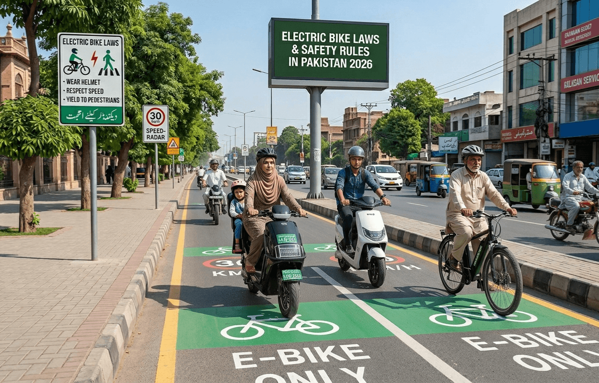Electric Bike Laws & Safety Rules in Pakistan 2026