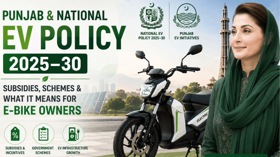 Punjab & National EV Policy 2025–30 – Subsidies, Schemes & What It Means for E-Bike Owners